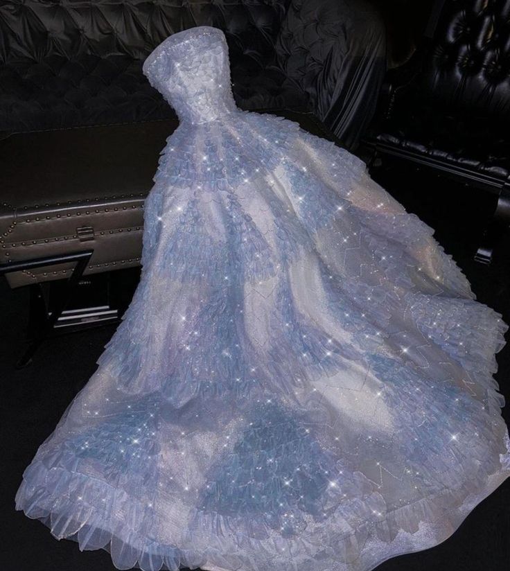 Dreamy Purple A Line Strapless Tiered Tulle Long Prom Dress Evening Dress DP2058