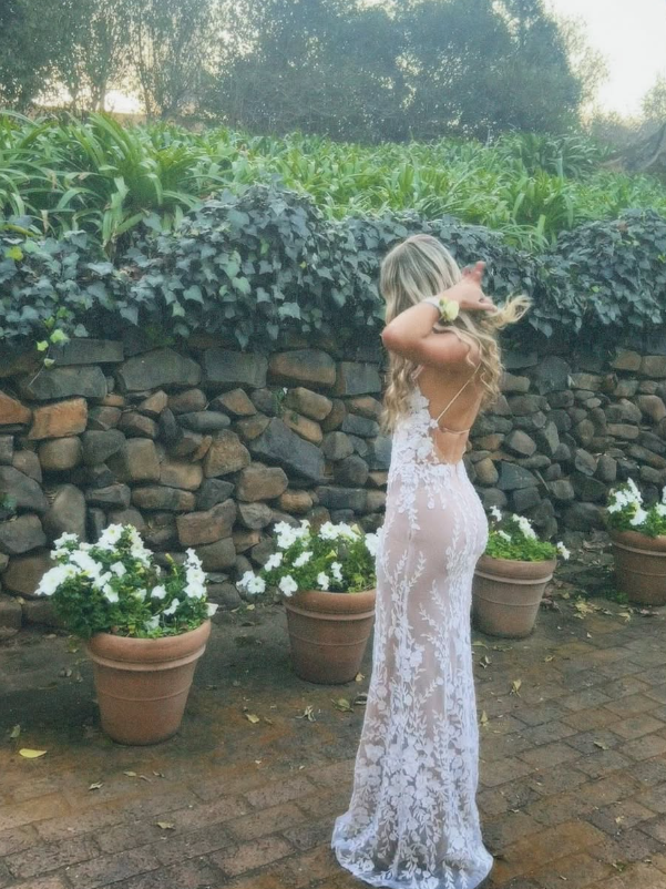 Elegant Sheath V Neck Appliques Tulle Prom Dress Evening Dress DP1490