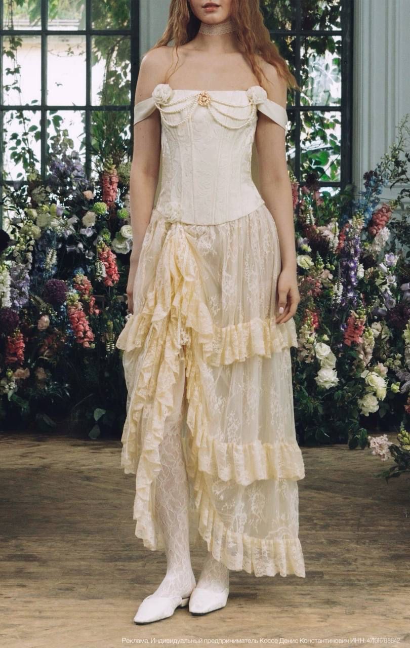 Romantic Apricot A Line Off the Shoulder Lace Satin Prom Dress 16th Birthday Dress DP3696