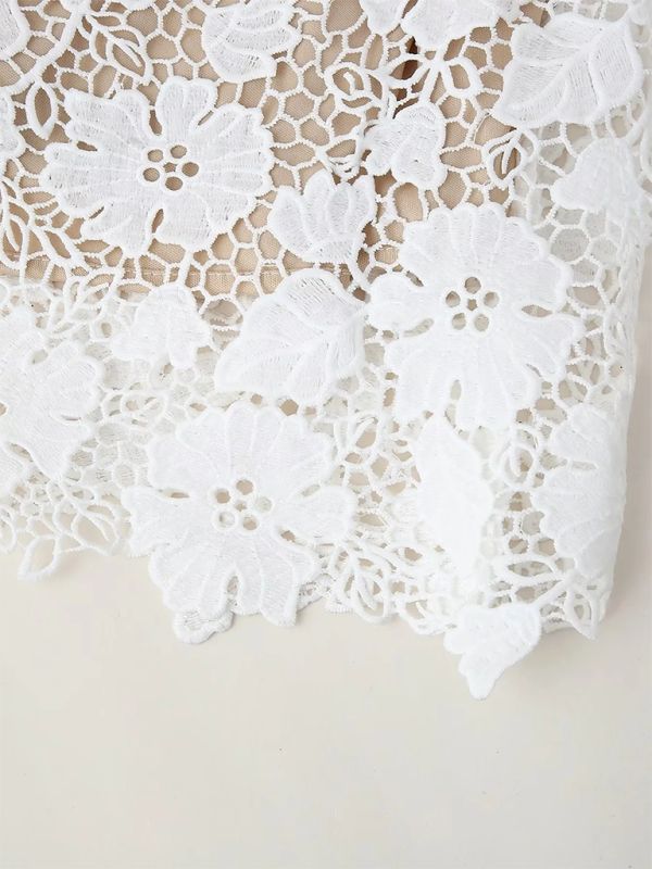 Sexy Sheath Spaghetti Straps White Lace Long Prom Dress Evening Dress DP1221