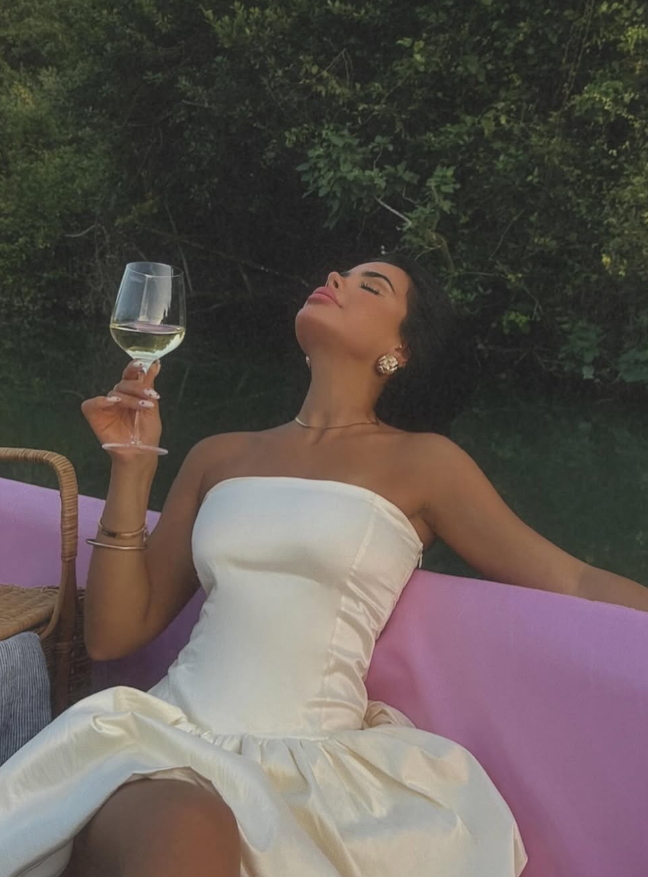 Simple A Line Strapless Ivory Satin Short Homecoming Dress Cocktail Dress DP3192