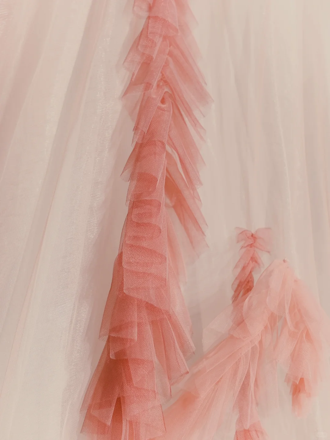 Pink A Line Spaghetti Strap Tulle Long Prom Dress Graduation Prom Dress DP2145