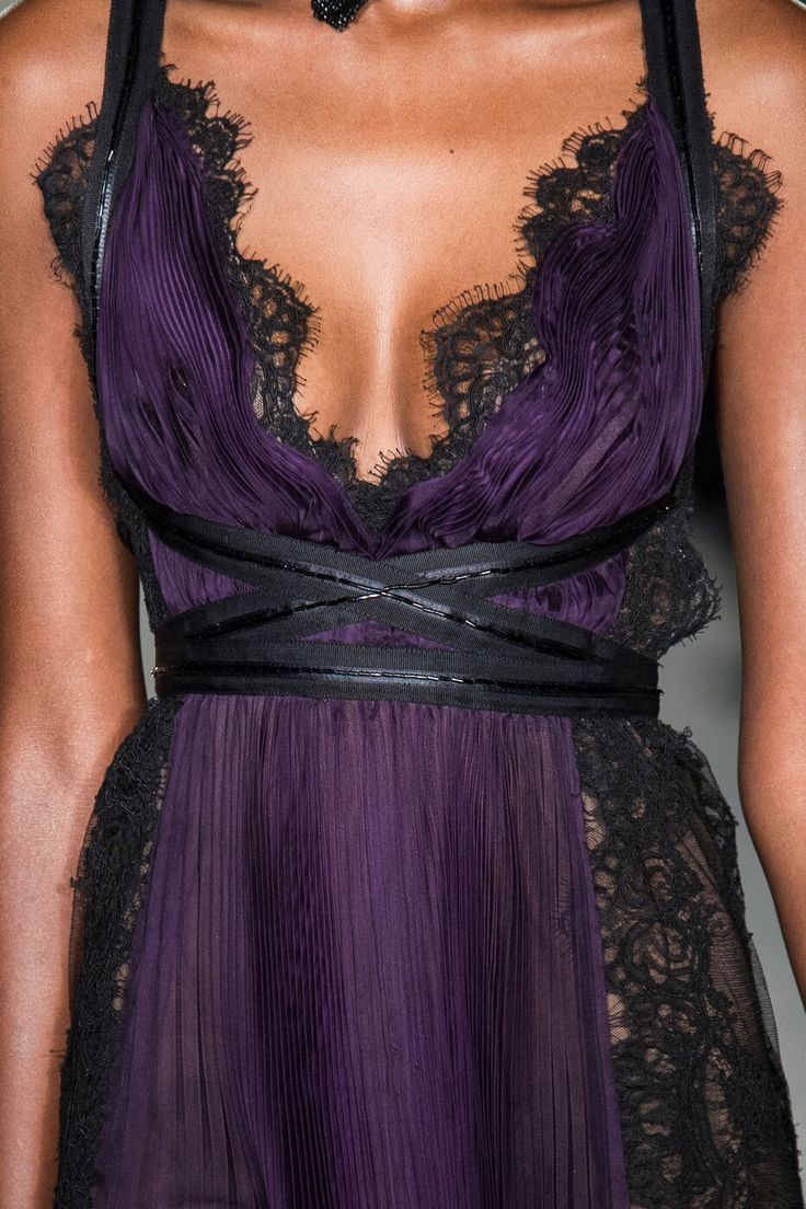 Elegant A Line V Neck Black Lace Purple Chiffon Long Prom Dress Graduation Prom Dress DP2039