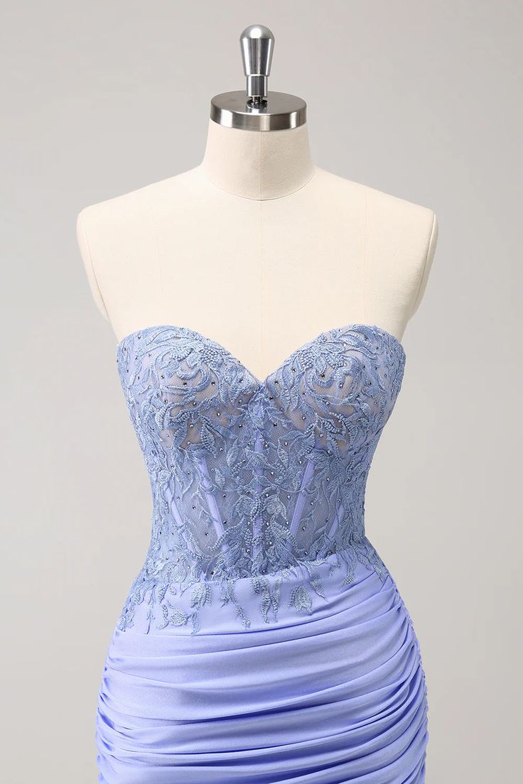 Sexy Sheath Sweetheart Satin Short Prom Dresses with Beading DP754