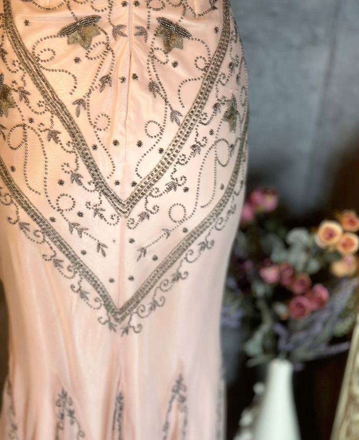 Vintage Mermaid Halter Beaded Chiffon Open Back Long Party Dress Evening Dress DP2370