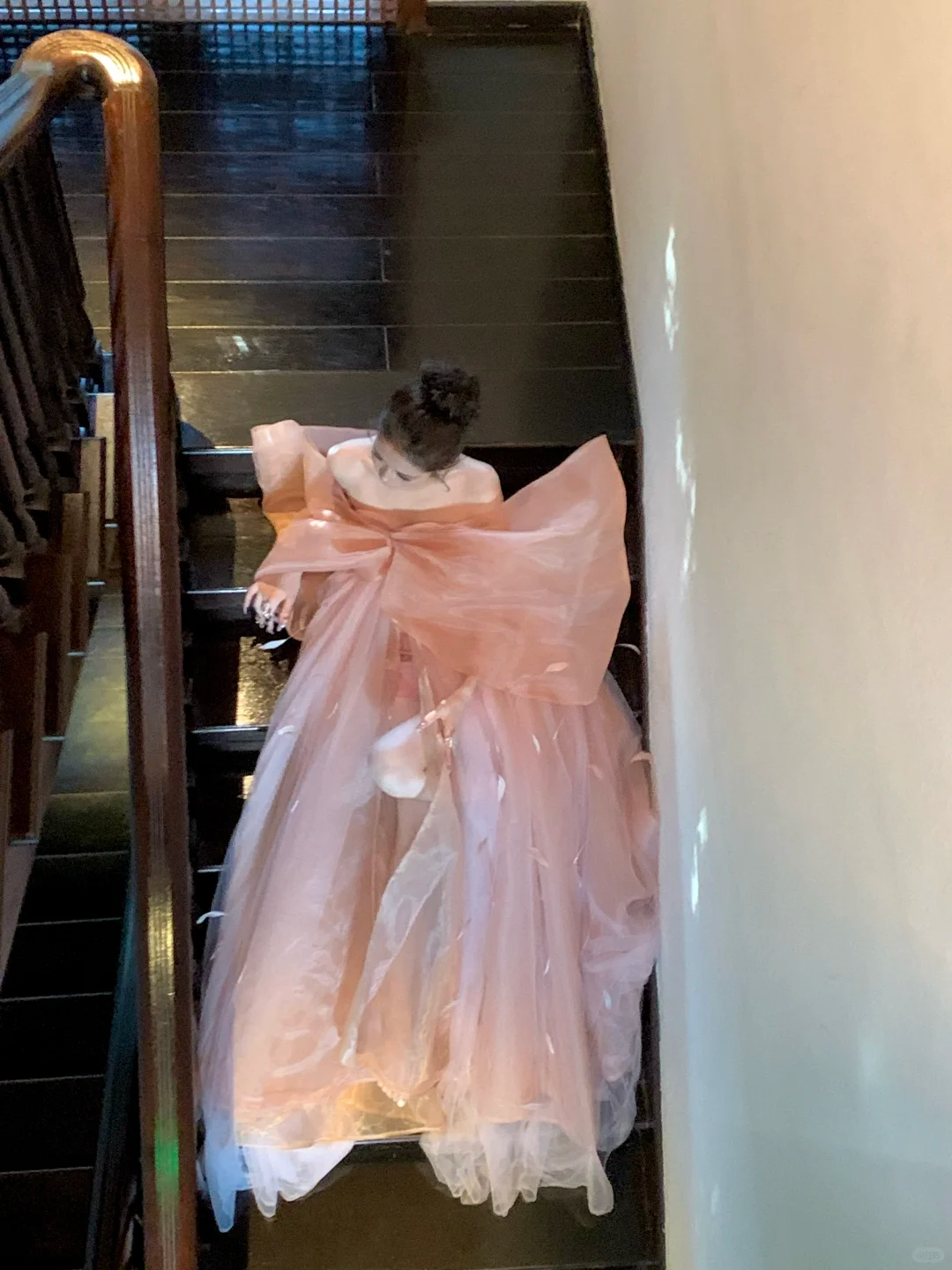 Gorgeous A Line Off the Shoulder Bow Feather Tulle Organza Long Party Dress Prom Dress DP2527