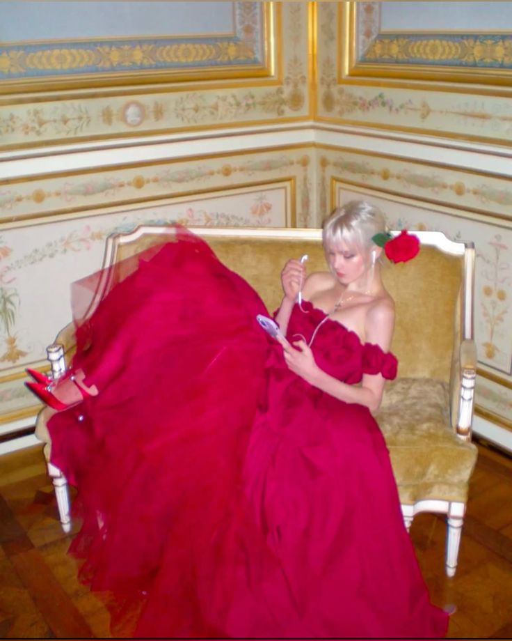 Burgundy A Line Off the Shoulder Floral Satin Prom Dress 16th Birthday Dress DP4049