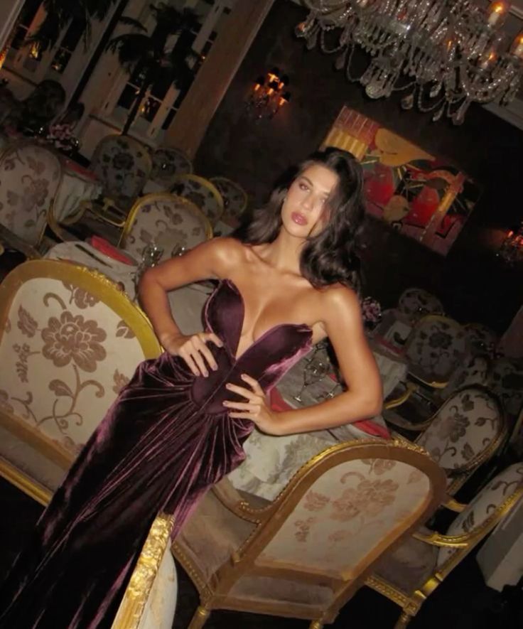 Elegant Sheath Sweetheart Neck Velvet Prom Dress Vacation Dress Wedding Guest Dress DP3983