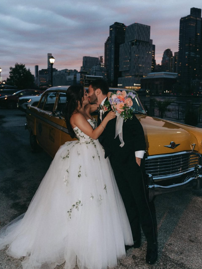 Pretty A Line Spaghetti Strap Appliques Tulle Long Wedding Dress DP1756