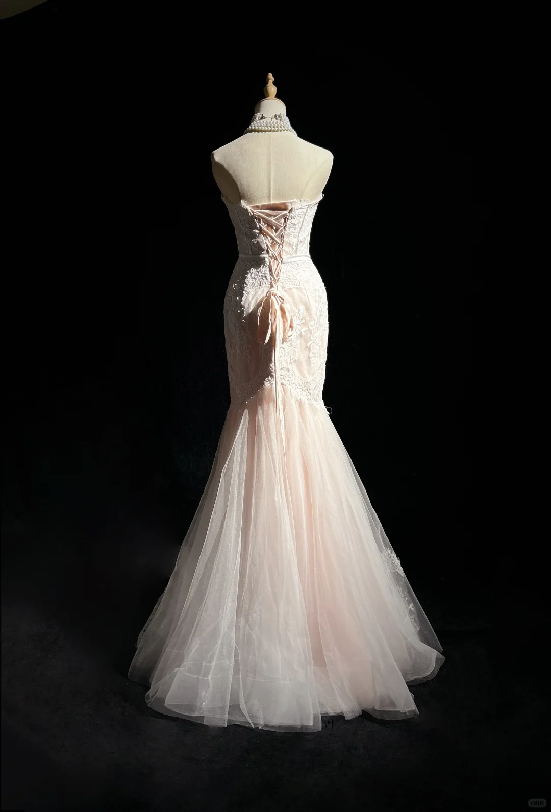 Gentle Mermaid Sweetheart Neck Lace Long Prom Dress Party Dress DP2775