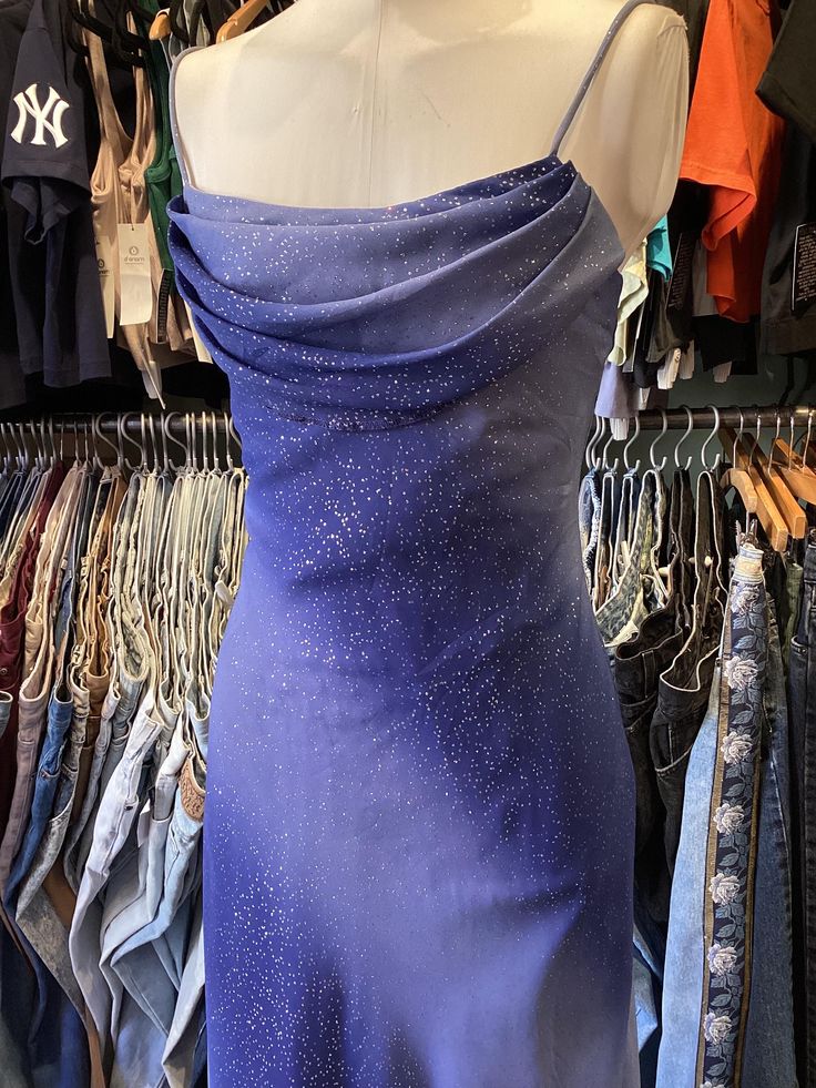 Vintage Mermaid Spaghetti Straps Sequins Chiffon Prom Dress Evening Dress DP1383