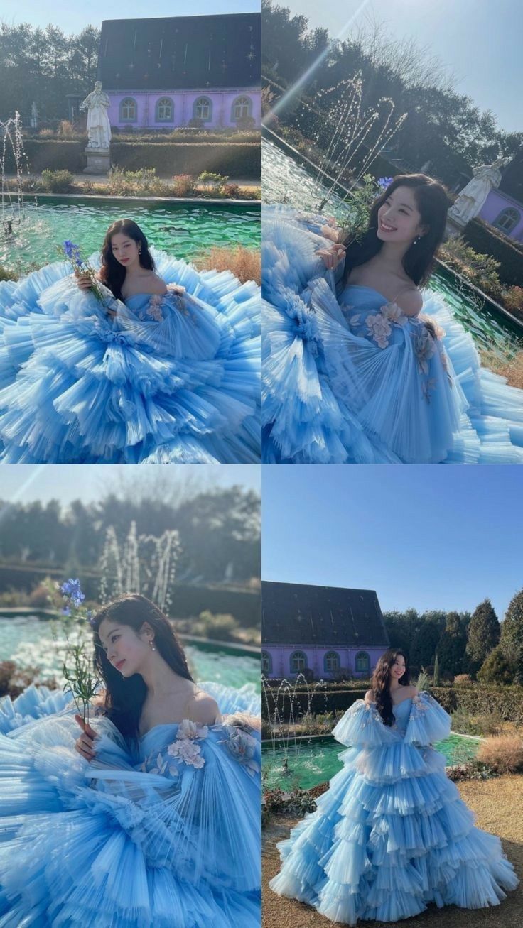 Princess A Line Off the Shoulder Appliques Blue Tulle Party Dress Birthday Dress DP2350