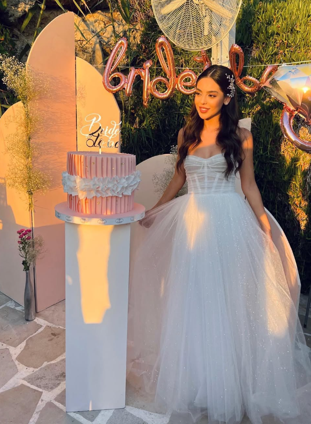 Elegant A Line Sweetheart Neck Corset Sequin Tulle Birthday Dress Wedding Dress DP1536