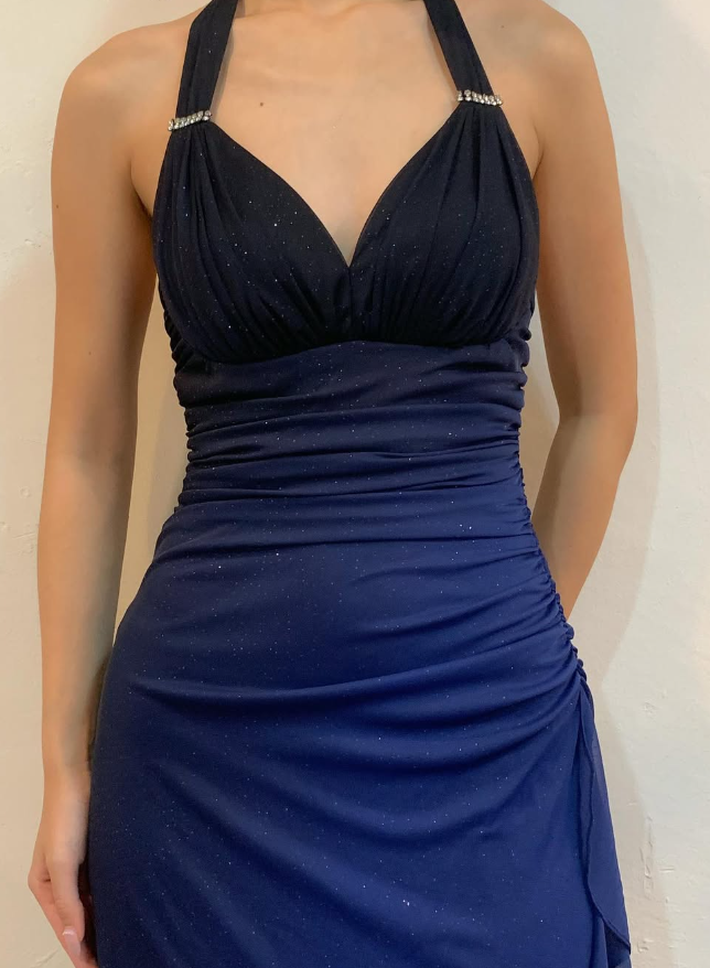 Sexy Sheath Halter Tulle Open Back Long Prom Dress Evening Party Dress DP1370