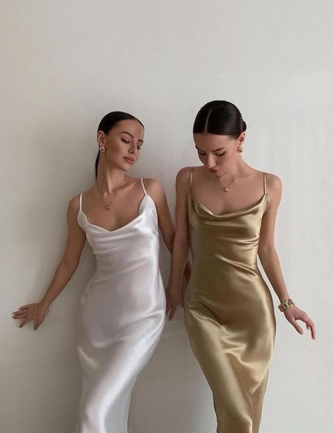 White Simple Sheath Spaghetti Strap Satin Homecoming Dress Cocktail Dress DP3853