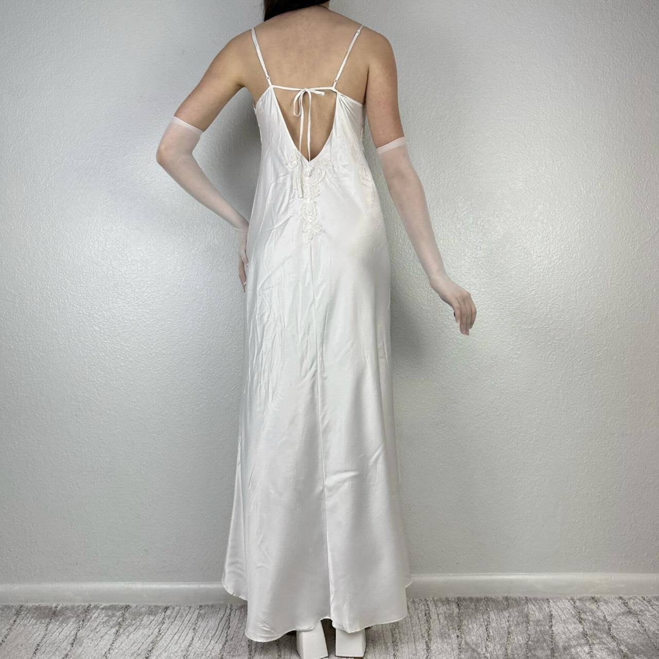 Elegant Mermaid Spaghetti Straps Ivory Satin Long Prom Dress Evening Dress DP1460