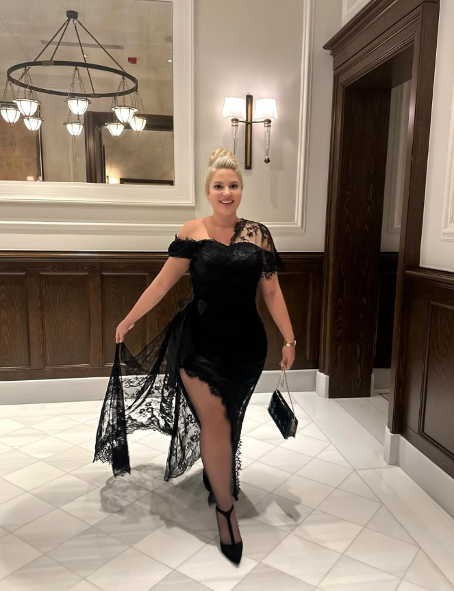 Sexy Black Sheath Off the Shoulder Lace Prom Dress Formal Dress Party Dress with Slit DP3520
