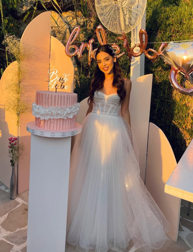 Elegant A Line Sweetheart Neck Corset Sequin Tulle Birthday Dress Wedding Dress DP1536