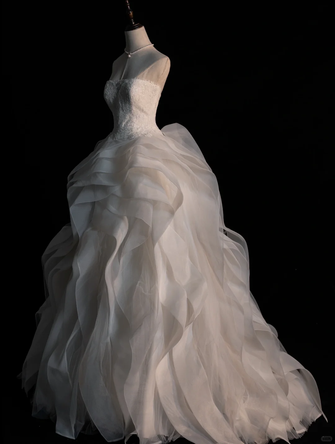 Elegant A Line Sweetheart Neck White Lace Ruffle Tulle Long Prom Dress Graduation Prom Dress DP2147