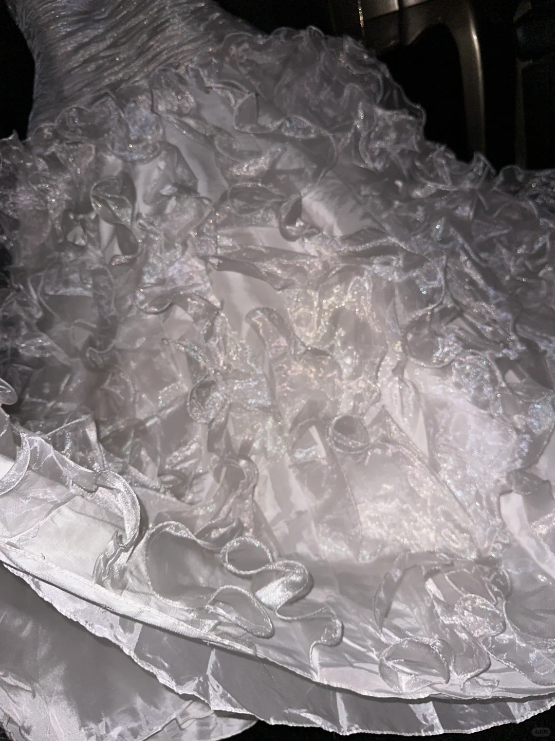 Pretty A Line Sweetheart Neck Ruffle White Organza Prom Dress 21th Birthday Dress DP3891