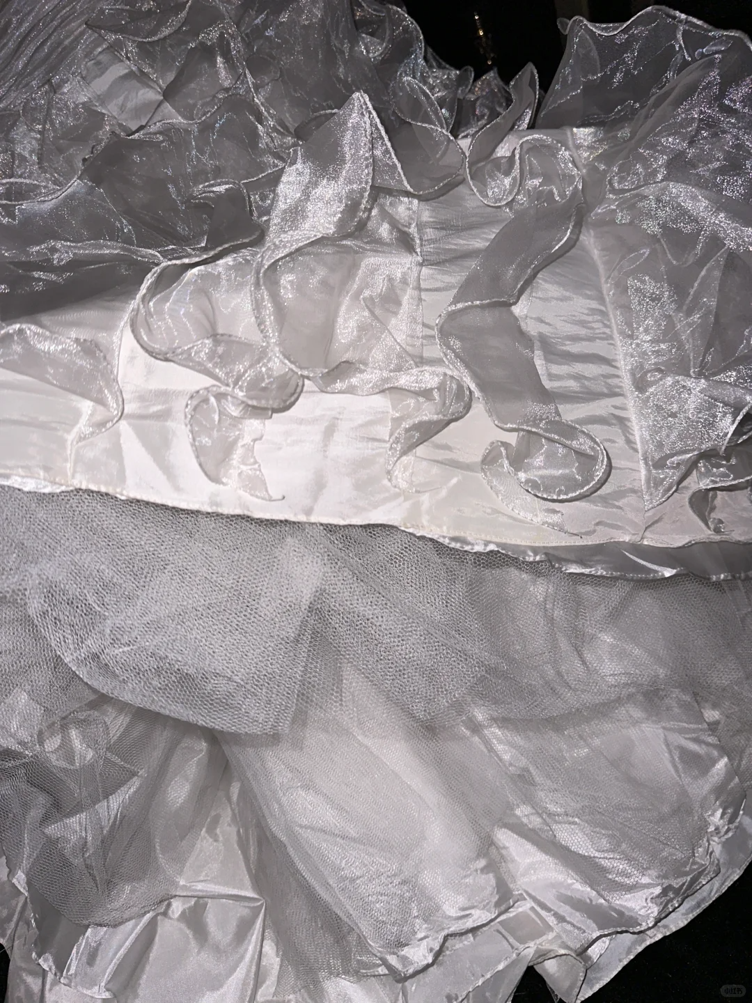 Pretty A Line Sweetheart Neck Ruffle White Organza Prom Dress 21th Birthday Dress DP3891