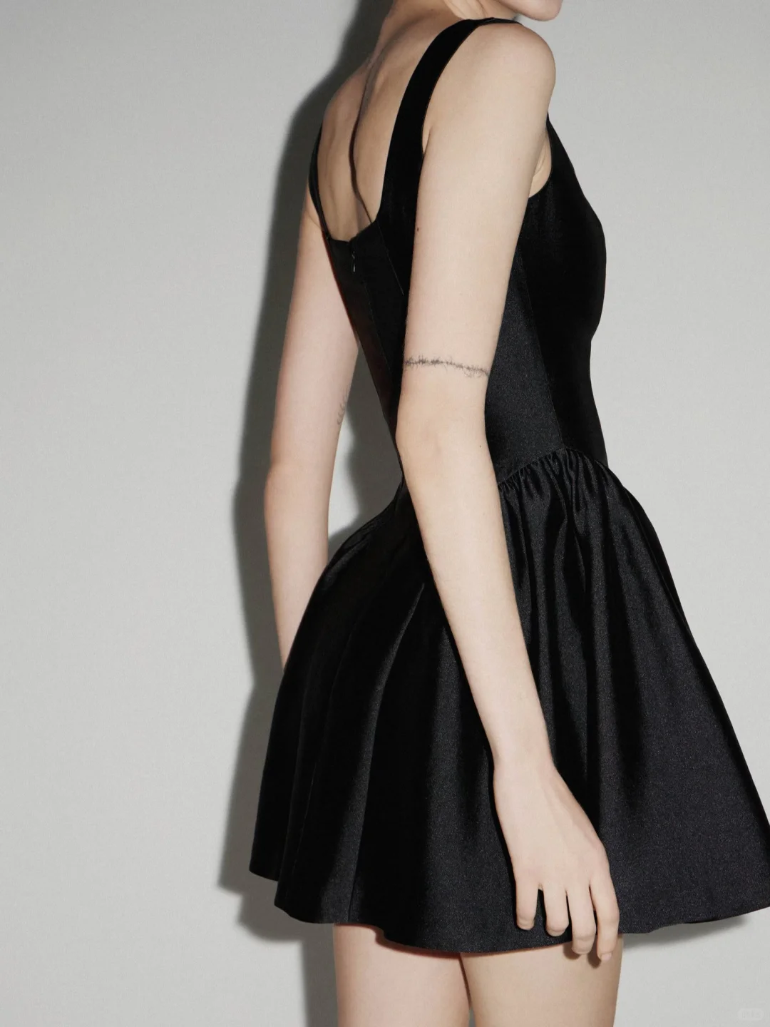 Light Pink Cute A Line Straps Satin Short Homecoming Dress Outfits DP4547