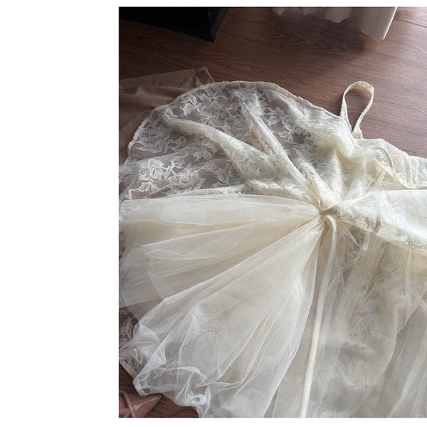 Pretty A Line Square Neck White Lace Formal Homecoming Dresses Short 16th Birthday Outfits Graduation Dress Mini Cocktail Dresses DP3358
