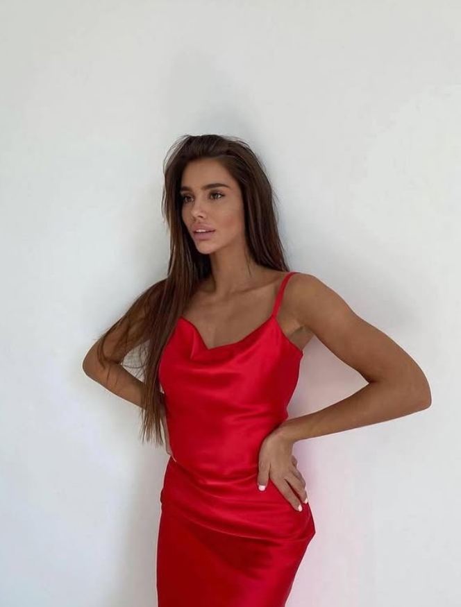 White Simple Sheath Spaghetti Strap Satin Homecoming Dress Cocktail Dress DP3853