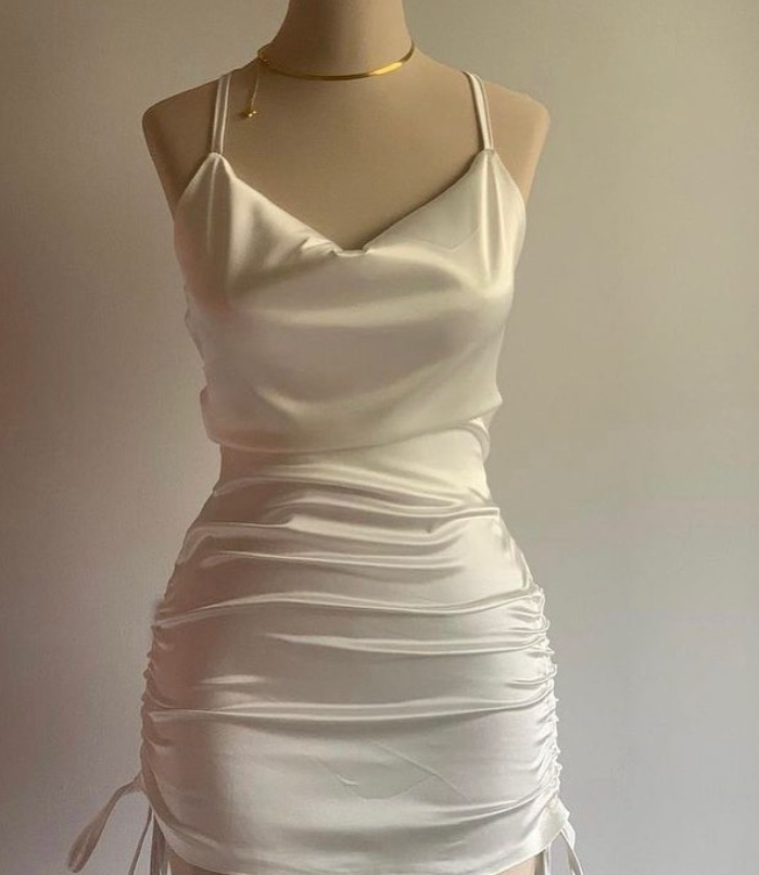 Beautiful Sheath Sheath Homecoming Dress Mini Party Dress DP513