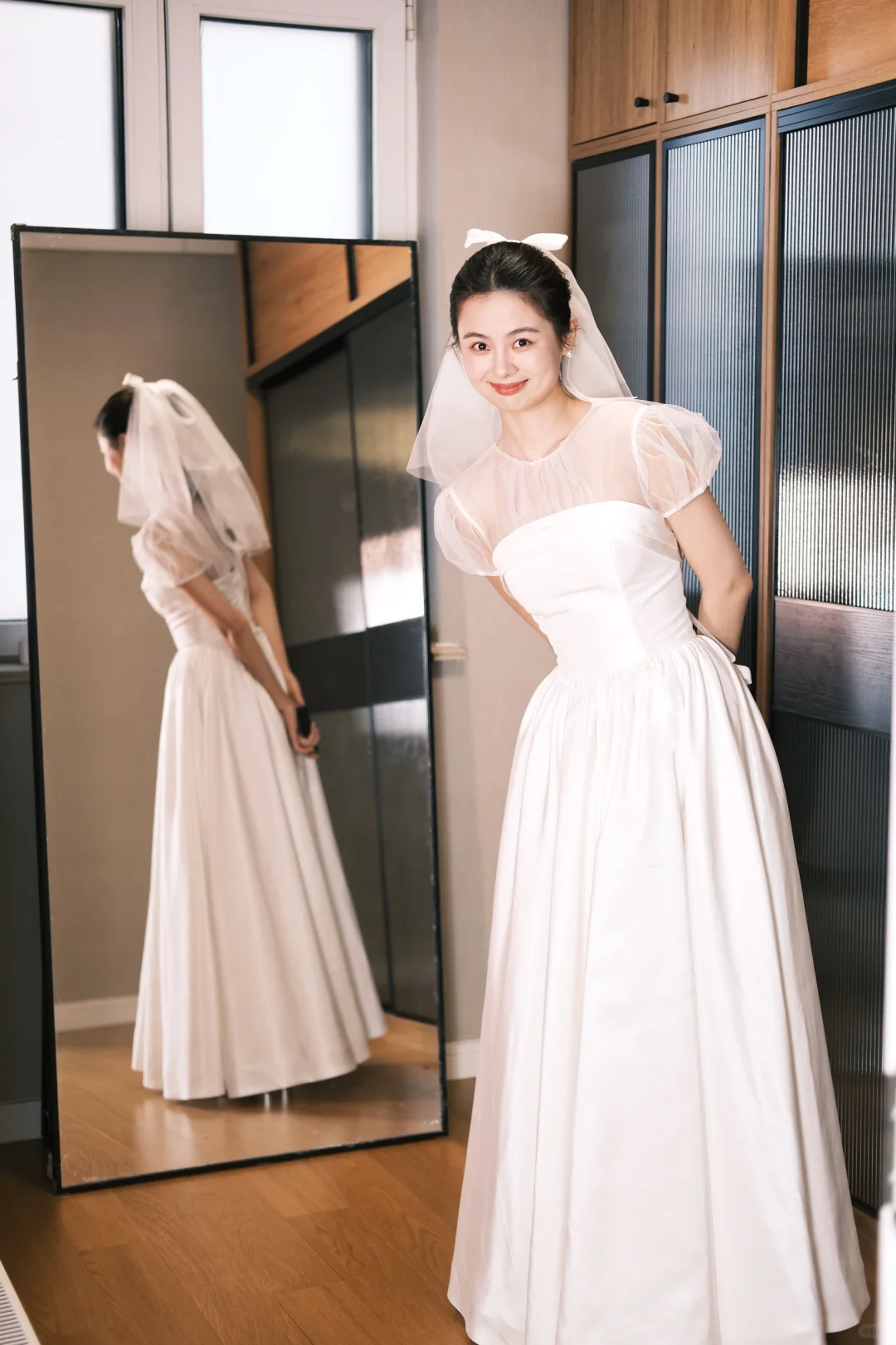 Cute Ball Gown Puff Tulle Satin Birthday Dress Prom Dress Wedding Dress DP3718