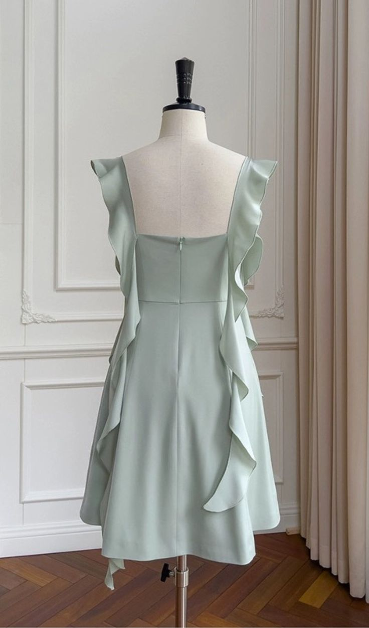 Fashion Mini Satin Homecoming Dress Prom Dress DP473