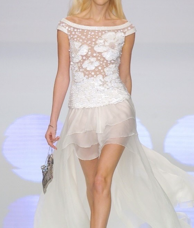 Stunning A Line Appliques Tiered Chiffon Long Prom Dress Graduation Prom Dress DP2205