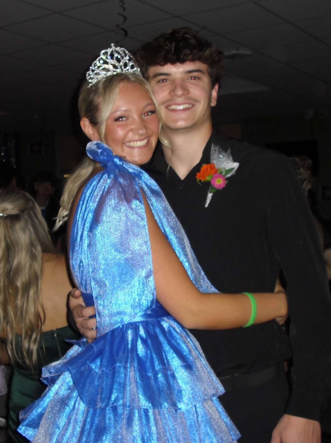 Blue A Line V Neck Tiered Tulle Short Homecoming Dress Birthday Dress with Bow DP1598