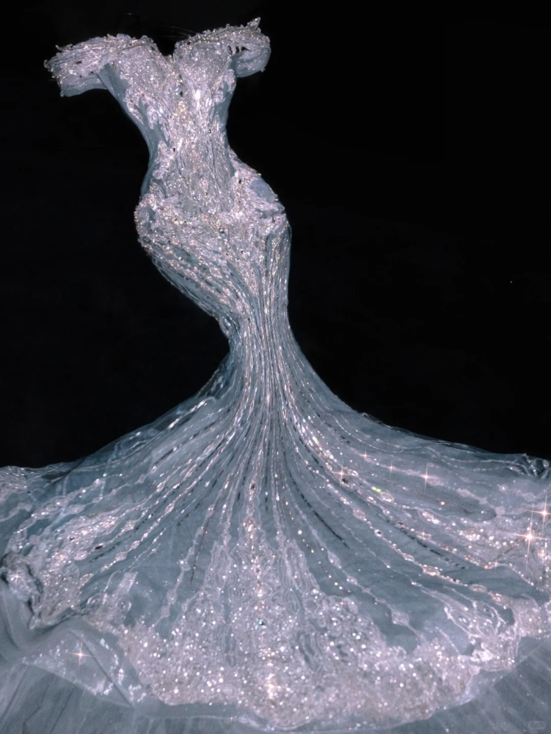 Exquisite Silver Sequin Mermaid Off the Shoulder Lace Grey Tulle Prom Dress Evening Dress DP2964