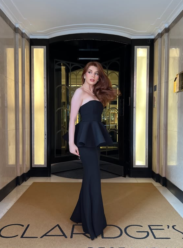 Classic Black Mermaid Strapless Satin Long Prom Dress Evening Dress DP4313