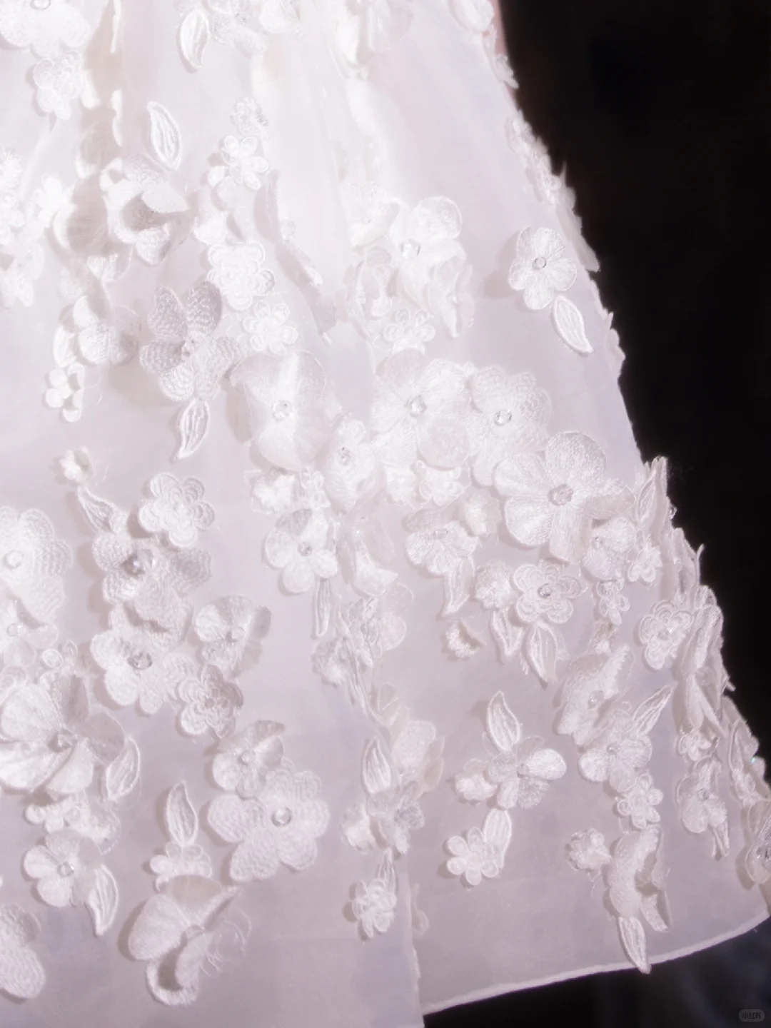 Cute A Line Straps White Flower Organza Mini Homecoming Dress Birthday Dress DP2623