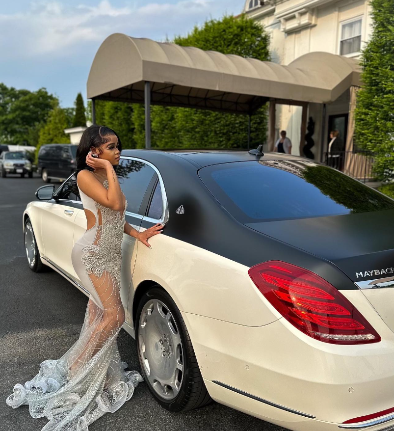 Gorgeous Mermaid V Neck Beaded Sequin Tulle Prom Dress Evening Dress DP1836