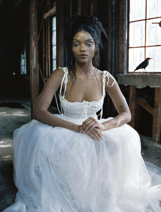 Retro Unique Ball Gown Spaghetti Strap Corset White Satin Tulle Wedding Dress DP3283