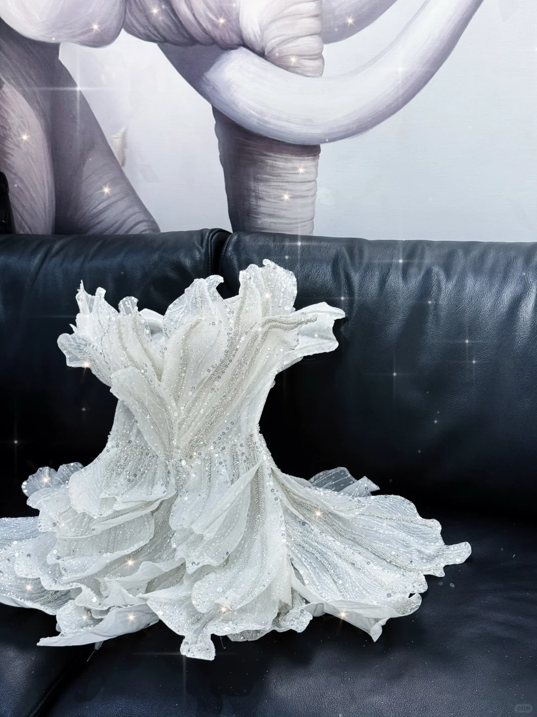 Unique A Line Strapless Layered Sequin Tulle Short Homecoming Dress Cocktail Dress DP2677