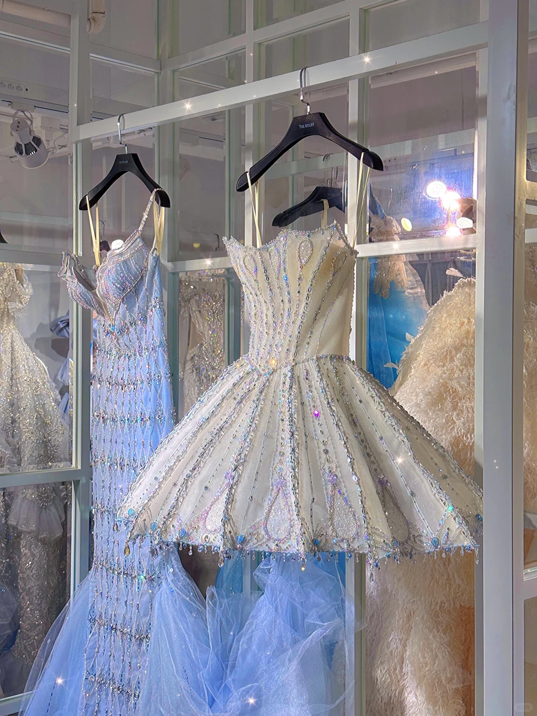 White Stunning A Line Strapless Rhinestone Tulle Homecoming Dress Cocktail Dress DP2680