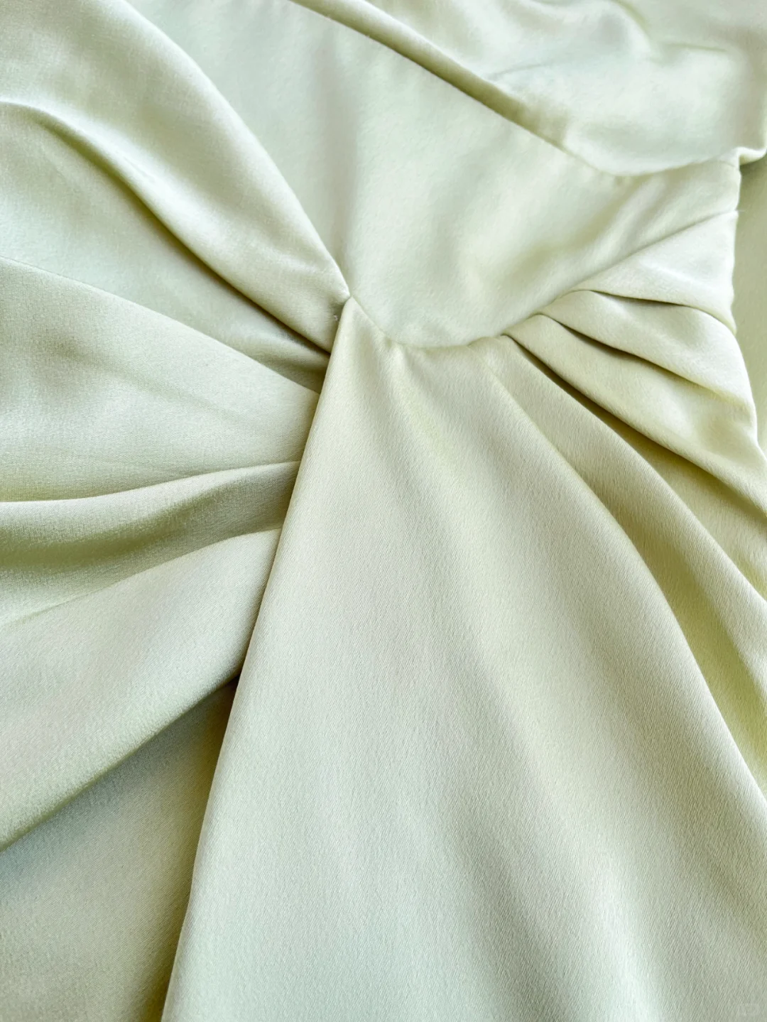 Gentle A Line Spaghetti Strap Light Green Satin Party Dress Evening Dress DP2590