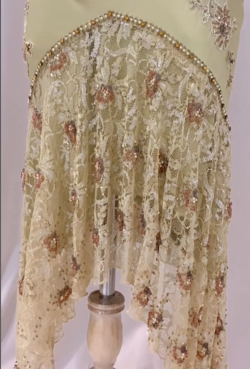 Vintage Sheath V Neck Beaded Lace Satin Short Evening Dress Homecoming Dress DP1507