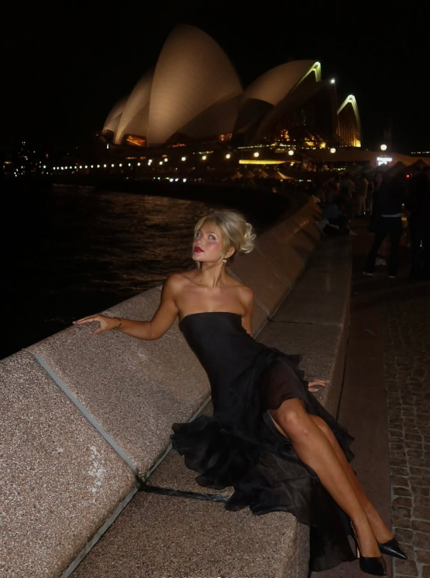 Black A Line Strapless Ruffle Tulle Long Prom Dress Evening Dress with Slit DP1513