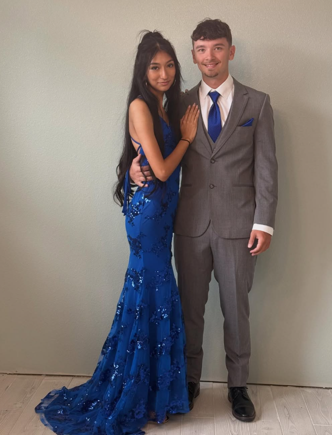 Bright Blue Mermaid Spaghetti Strap Sequin Tulle Satin Prom Dress Evening Dress Date Dress DP3470