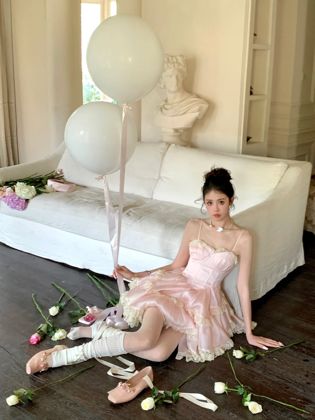 Cute A Line Strapless Lace Pink Satin Short Homecoming Dress Birthday Dress DP2450