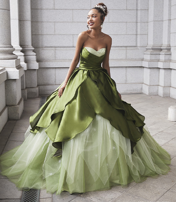 Green Princess Ball Gown Sweetheart Neck Layered Satin Tulle Prom Dress Party Dress 16th Birthday Dress DP3101