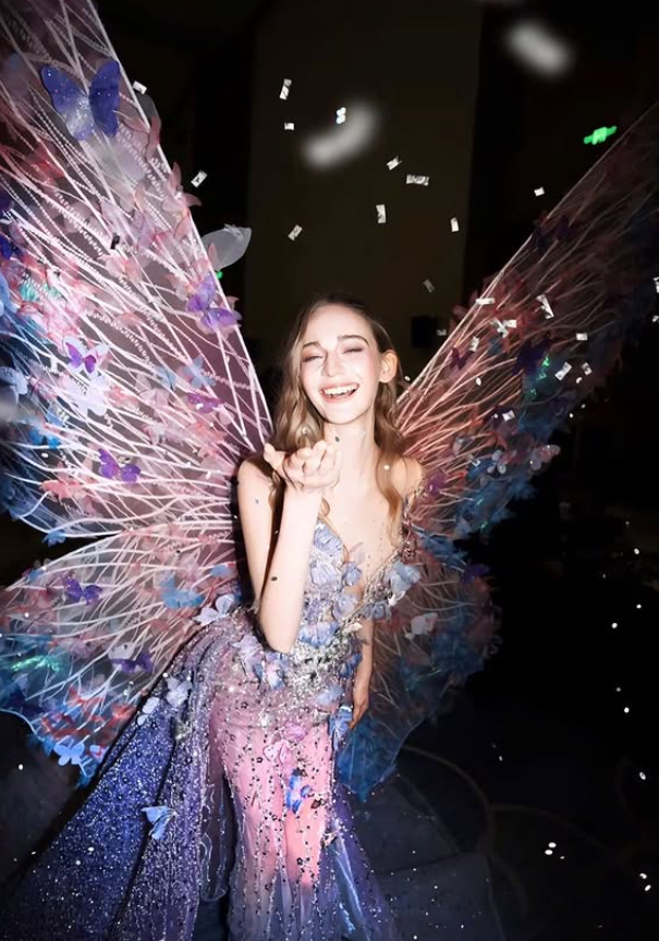 Stunning Purple Ball Gown Exquisite Beaded Sequin Tulle Long Prom Dress DP4922