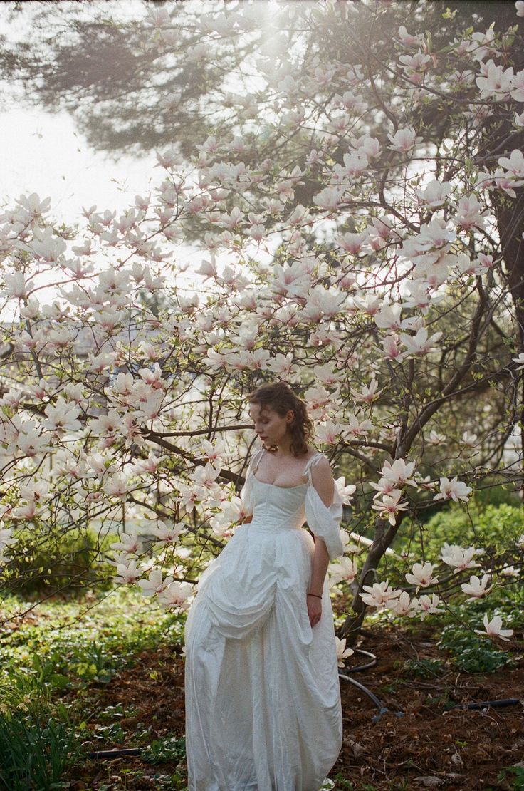 Gentle White A Line Off the Shoulder Chiffon Satin Birthday Dress Wedding Dress DP3033