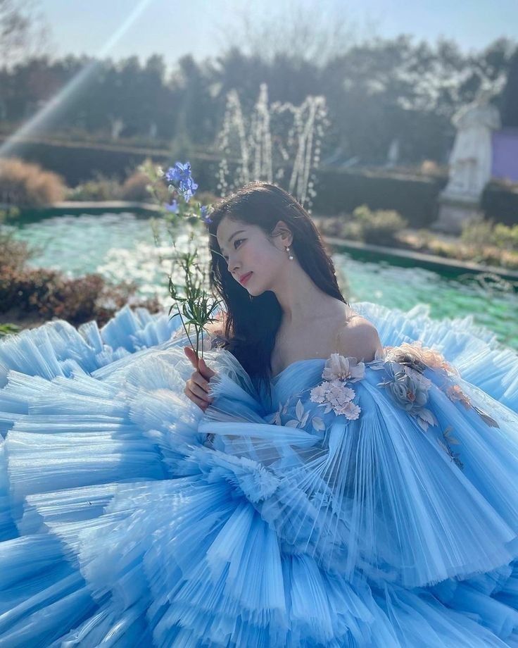Princess A Line Off the Shoulder Appliques Blue Tulle Party Dress Birthday Dress DP2350