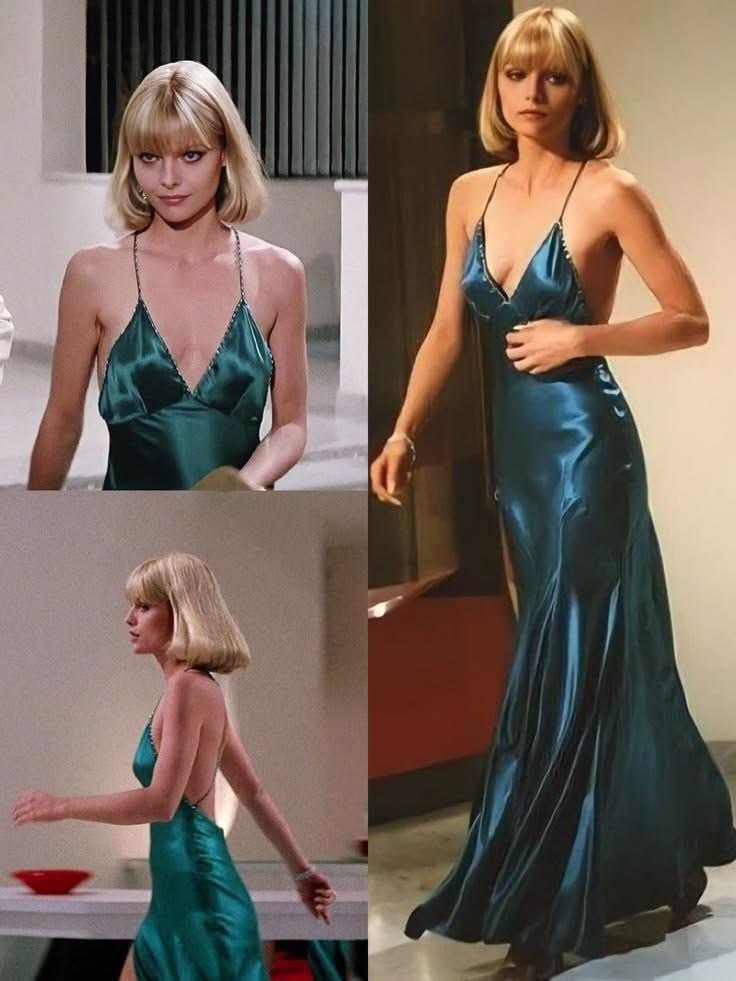 Retro Dark Blue Mermaid Spaghetti Strap Satin Backless Long Prom Dress DP8150